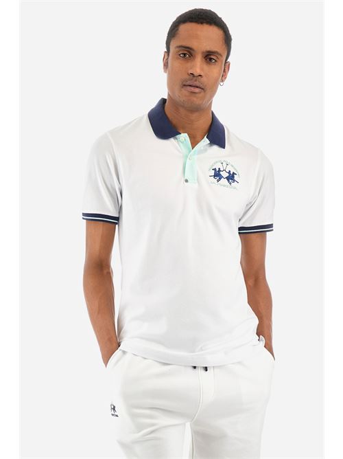 MAN POLO S/S PIQUET STRETCH LA MARTINA | YMP005-PK001/00001